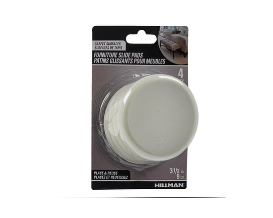 GLISSIERES 3-1 / 2 "ROND 4PC - Taille unique