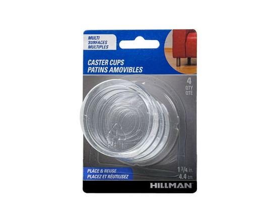 CASTER CUPS RND 1-3/4" - One Size
