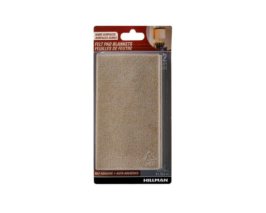 FELT BLANKETS 3-1/2"X 6" OATMEAL 2PC - Variable