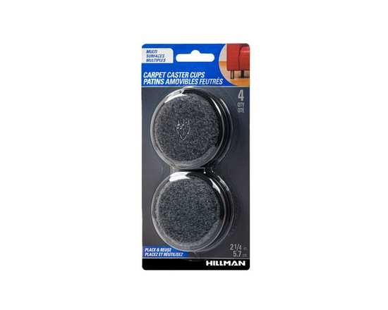CASTER CUPS 2-1/4" 4PC - One Size