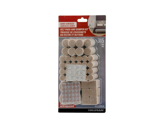 315Pc Self-Adhesive Felt Pads - Variable