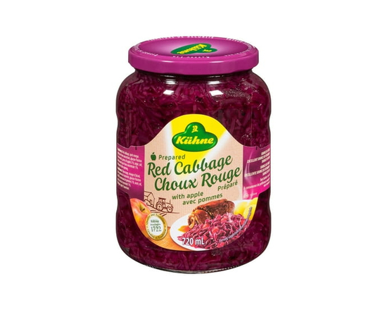 Kühne prepared red cabbage with apple – no allergens, 720 ml - reg