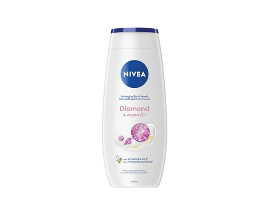 NIVEA Diamond & Argan Oil Indulging Body Wash for Women, 500 mL - 500 mL