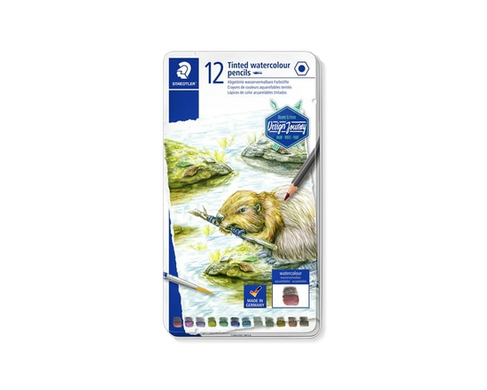 Crayons pour aquarelle teintés de Staedtler