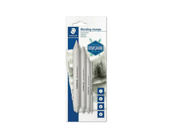 Ensemble d’estompes de Staedtler, pour pastels, graphite, fusain, emballage de 4 tailles assorties