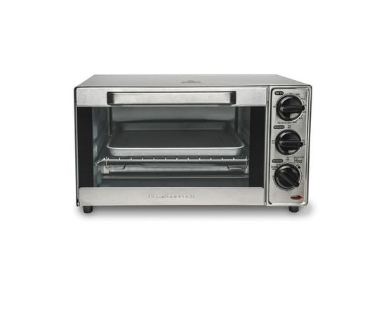Hamilton Beach 4 Slice Toaster Oven, Stainless Steel 31401JC - 4 Slice