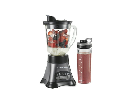 Hamilton Beach Wave Crusher Blender with Blend-in Travel Jar 58161JC