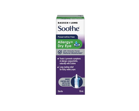 Soothe Preservative Free Allergy + Dry Eye Drops