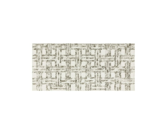 Hometrends Emissary Bath Rug, Grey, 20" x 45" - 1 ft. 10 in. x 2 ft. 10 in.