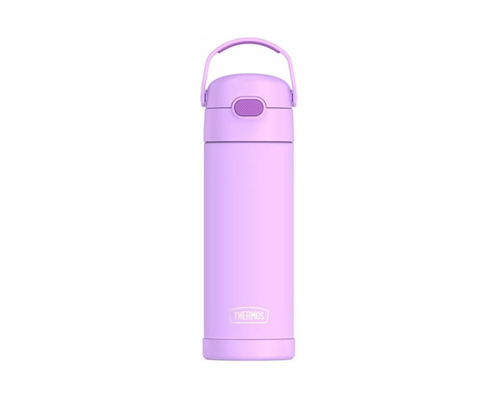 Thermos Kids Stainless Steel Vacuum Insulated Funtainer Water Bottle with Spout Lid, 470 ml, Lavender (Lavender)