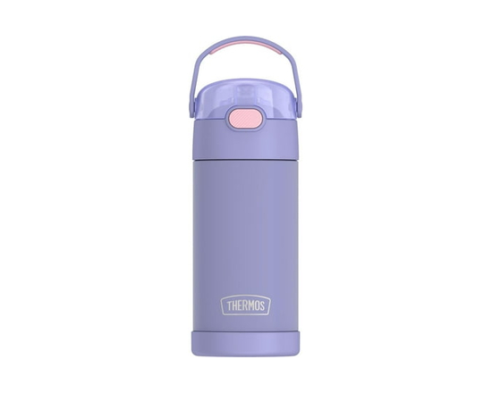 Thermos Kids Vacuum Insulated Funtainer Water Bottle with Flip Up Straw, 355ml, Teal (Lavender)
