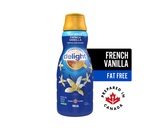 International Delight Crème à Café Sans Gras à la Vanille Française - 946 ml