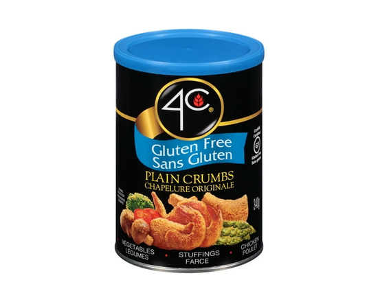 4C Gluten Free Plain Bread Crumbs, 340g - 12 oz