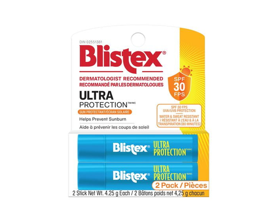 Blistex® Ultra Protection Lip Balm Sunscreen / Lip Protectant Twin Pack - 1