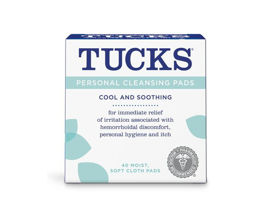 Tucks Hemorrhoid cooling pads with witch hazel, 40CT