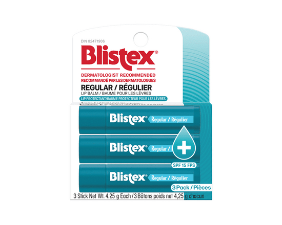 Blistex Regular Lip Balm Value Pack Sunscreen / Lip Protectant 3 pack - Other