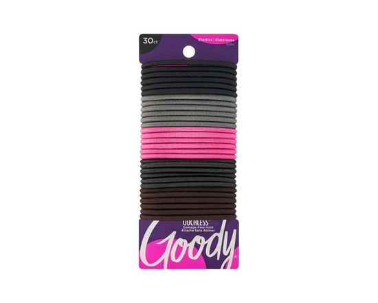Goody Ouchless Cherry Hair Elastics - No Metal Gentle Hair Ties
