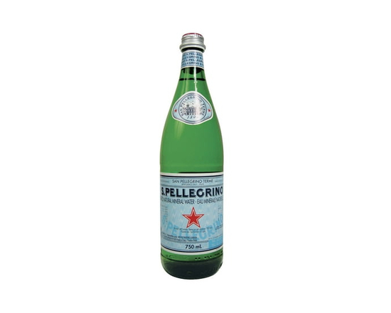 S. PELLEGRINO Eau pétillante gazéifiée, bouteille en verre 750ml - 750 ml