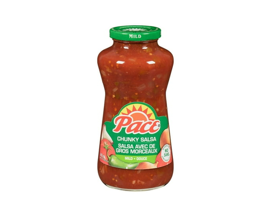 Pace® Salsa Douce avec de Gros Morceaux, Stable à Température Ambiante - 642 ml