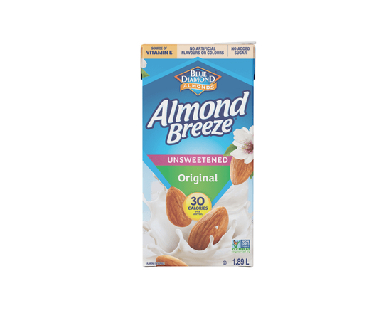 Blue Diamond Original Unsweetened Almond Breeze - 1.89L