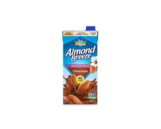 Blue Diamond Unsweetened Chocolate Almond Breeze - 946mL