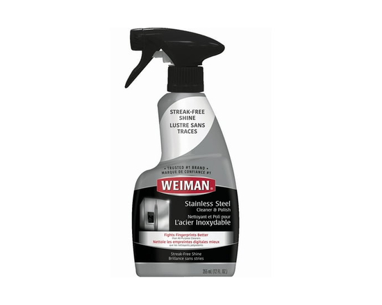 Weiman Stainless Steel Cleaner and Polish Spray, 355ml - 355 mL