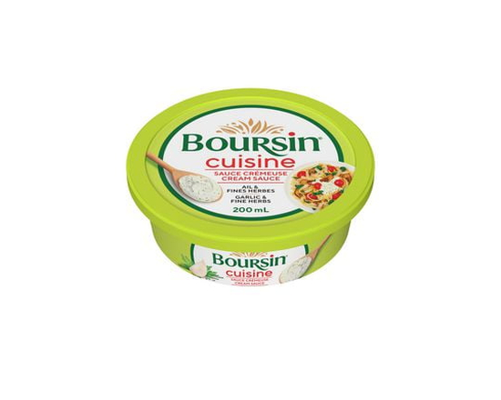 Boursin Cuisine Garlic & Fine Herbs Cream Sauce