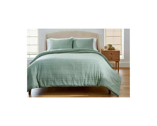 Better Homes & Gardens Full/Queen Comforter Set, All-Season, 3-Piece, Sage Green Paisley Matelasse (Green River)