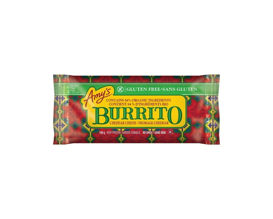 Amy's Kitchen, Gluten Free Bean & Cheese Burrito - 156 g