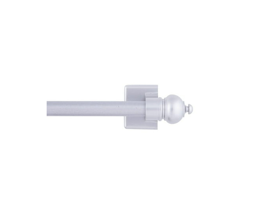 Mainstays Tringle à rideaux magnétique, 16 à 28 po, finition nickel et satin