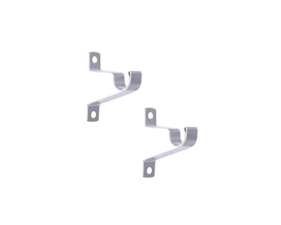 Supports pour tringles à rideaux de style café de Mainstays - Fini Nickel - 2 in