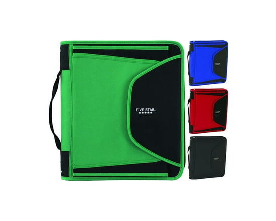 Five Star 1.5" Slim Zipper Binder