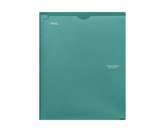 Five Star® Customizable Poly Pocket & Prong Portfolio