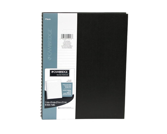 Cambridge Large Hardcover Business Notebook