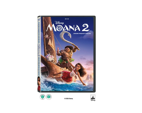 Moana 2 (2024) (DVD), Family, Animated, Disney