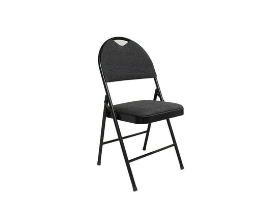 Mainstays Fabric Folding Chair Black