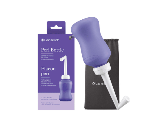 Lansinoh Upside Down Peri Bottle for Postpartum Care and Gentle Cleansing, 12.2 Ounce Bottle - 12.2 oz
