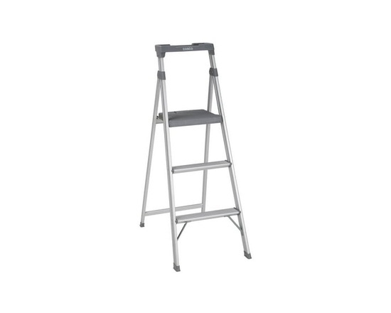 COSCO 3 Etape Connexion Escabeau (blanc et gris, Max 8 pi 10 po Reach)