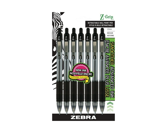 Zebra Z-Grip Retractable Ballpoint Pens