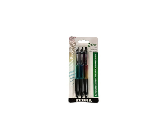 Zebra Z-Grip Metallic 3Pk