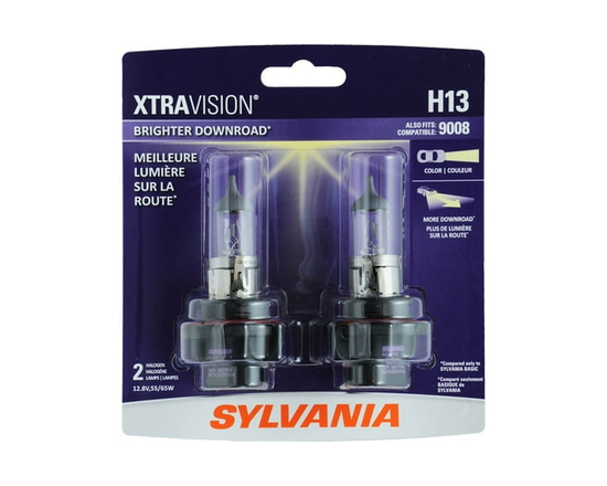 SYLVANIA H13 XtraVision Halogen Headlights