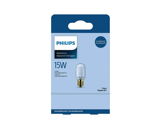 PHILIPS Ampoule T7 de 15 W à culot moyen pour appareil électroménager