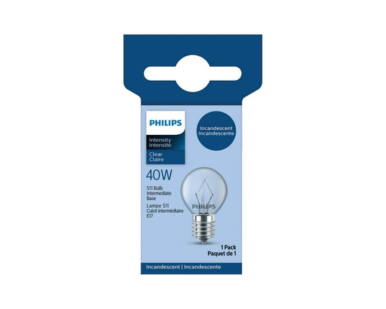 PHILIPS Ampoule S11 de 40 W de haute intensité et à culot intermédiaire