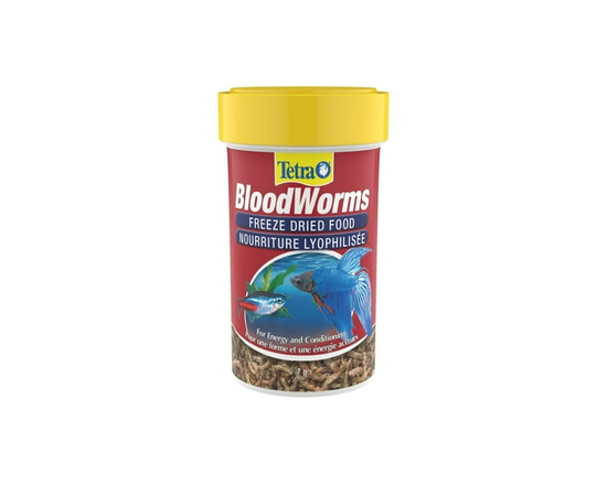 Tetra BloodWorms Freeze Dried Fish Food Treats