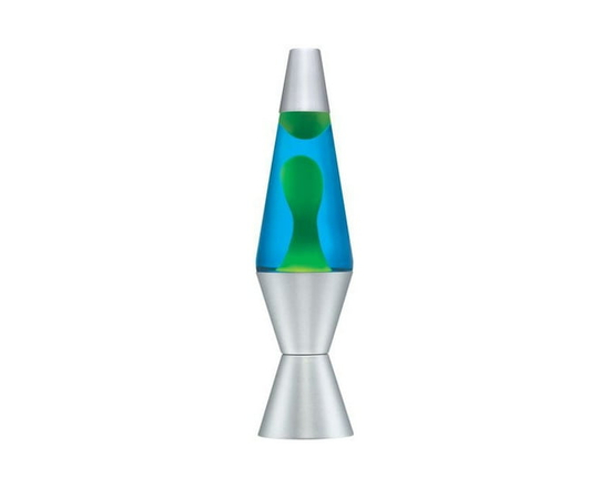 14 1/2" Lava Motion Lamp - yellow wax/blue liquid