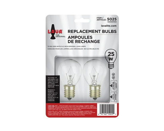 Ampoule de 25 watts Lava