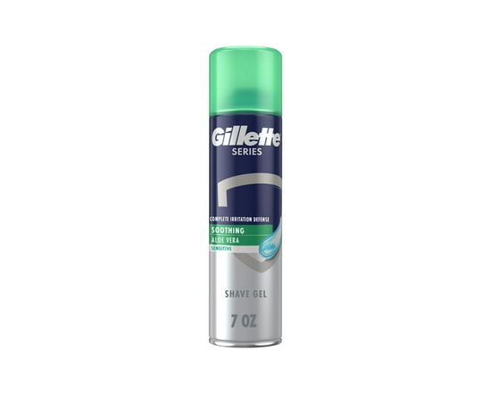 Gillette Series Soothing Shaving Gel for Men, Protects Against 5 Signs of Shaving Irritation, Shave Gel With Aloe Vera, Suitable for Sensitive Skin -