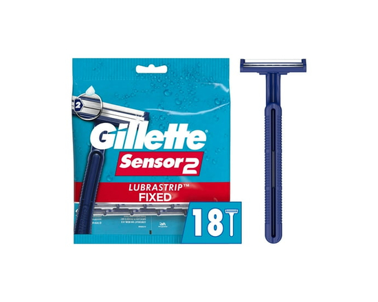 Gillette Sensor2 Fixed Head Men's Disposable Razors