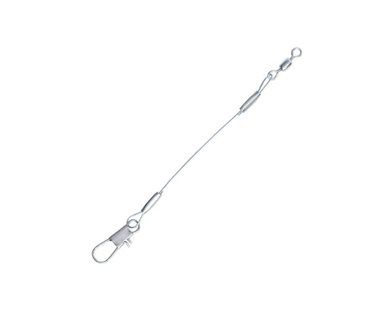 Eage Claw Q08013-003 9" Leader en acier, test de 30 lb, paquet de 3