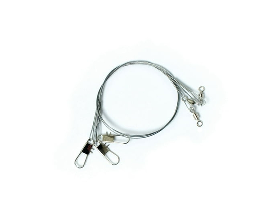 Eagle Claw Q08013-107 24" Steel Leader, 30Lb Test, 3Pk